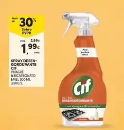 Continente Cif - spray desen- gordurante promoção