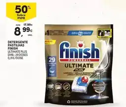 Continente Finish - detergente pastilhas promoção