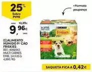 Continente Friskies - alimento humido p/ cao promoção