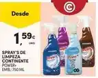 Continente Continente - spray's de limpeza promoção