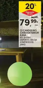 Continente Kasa - candelero chao exterior promoção