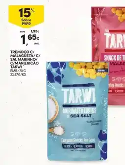 Continente Tremoco c/ malaggio c/ sal marihno/ c/ maníricoa promoção