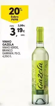 Continente Vinho verde - vinho gazela promoção