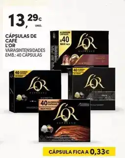 Continente L'or - cápsulas de café promoção