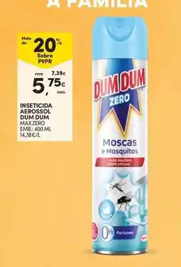 Continente Dum dum - inseticida aerossol promoção