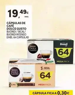 Continente Dolce gusto - cápsulas de café promoção