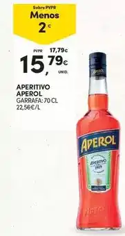 Continente Aperol - aperitivo promoção