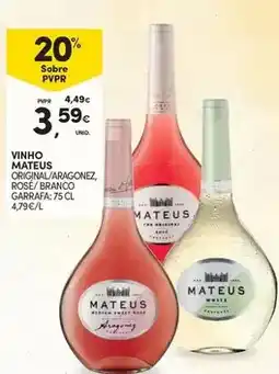 Continente Mateus - vinho promoção