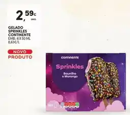 Continente Continente - gelado sprinkles promoção