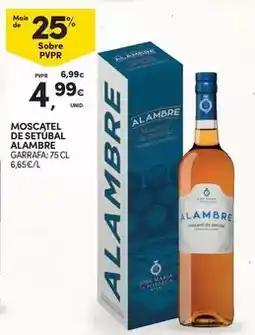Continente Alambre - moscatel de setubal promoção