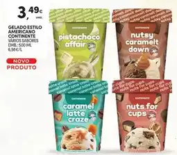 Continente Continente - gelado estilo americano promoção