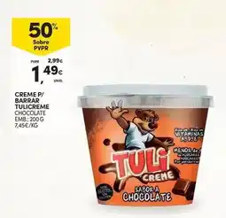 Continente Tulicreme - creme p/ barrar promoção