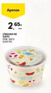 Continente Lingues de gato promoção