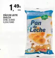 Continente Dulca - pão de leite promoção
