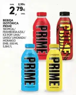 Continente Prime - bebida isotonica promoção