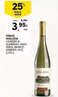 Continente Aveleda - vinho aveleda promoção
