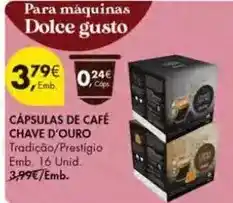 Pingo Doce Dolce gusto - cápsulas de café promoção