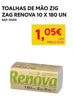 Recheio Renova - toalhas de mão zig zag promoção