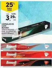 Continente Buondi - cápsulas de café promoção