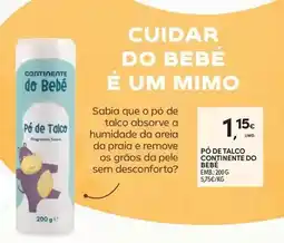 Continente Continente - po de talco do bebe promoção