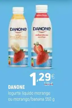 Coviran DANONE logurte líquido morango ou morango/banana promoção