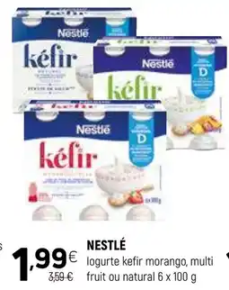 Coviran NESTLÉ logurte kefir morango, multi fruit ou natural promoção