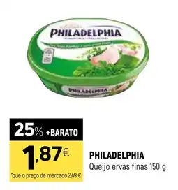Coviran PHILADELPHIA Queijo ervas finas promoção