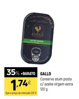 Coviran GALLO Conserva atum posta c/ azeite virgem extra promoção