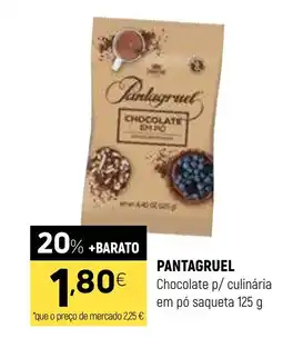 PANTAGRUEL Chocolate p/ culinária em pó saqueta