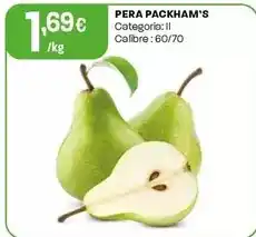 Intermarché Pera packham's promoção