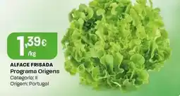 Intermarché Programa origens - alface frisada promoção