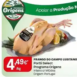 Intermarché Porsi select - frango do campo lusitano promoção