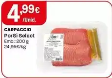Intermarché Porsi select - carpaccio promoção