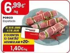 Intermarché Porco espetada promoção