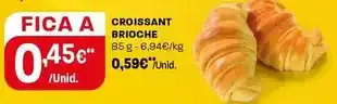 Intermarché Croissant brioche promoção