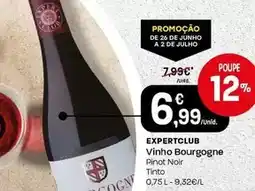 Intermarché Expertclub - vinho bourgogne promoção