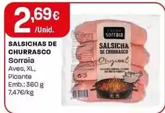 Intermarché Sorraia - salsichas de churrasco promoção