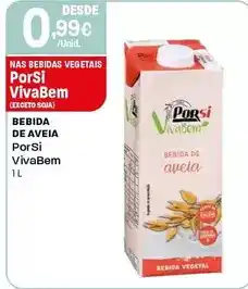 Intermarché Porsi - bebida de aveia promoção