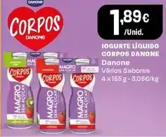 Intermarché Danone - iogurte liquido corpos promoção
