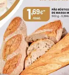 Intermarché Pão rústico de massa mãe promoção