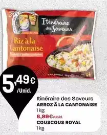 Intermarché Itinéraire des saveurs - arroz a la cantonaise promoção