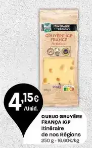 Intermarché Itinéraire de nos régions - queijo gruyère franças igp promoção