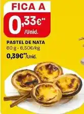 Intermarché Pastel de nata promoção