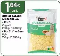 Intermarché Porsi - queijo ralado mozzarella promoção