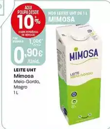 Intermarché Mimosa - leite uht promoção