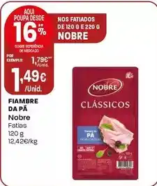Intermarché Nobre - fiambre da pa promoção