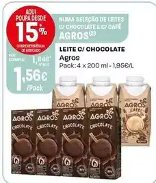 Intermarché Agros - leite c/ chocolate promoção