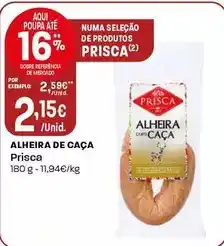 Intermarché Prisca - alheira de caça promoção