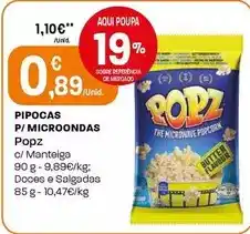 Intermarché Pipocas p/ microondas promoção
