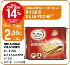Intermarché Du bois - bolachas crackers promoção